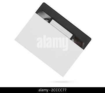 Download Blank Vhs Video Tape Mockup Analog Movie Cassette Box With Copy Space Clipping Path Stock Photo Alamy