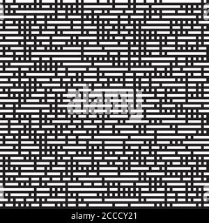 Seamless background with vertical black segments Stock Vector