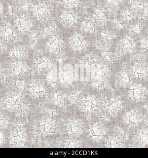 French woven linen texture doodle lettering background. Ecru flax grey ...