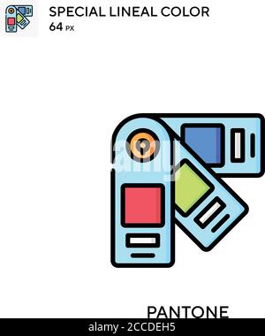 Pantone Special lineal color icon. Illustration symbol design template ...