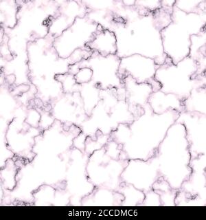 Vector marble texture design seamless pattern, purple and white marbling surface, modern luxurious background, vector illustration Stock Vector