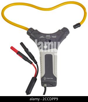 Clampmeter cut out on white background Stock Photo