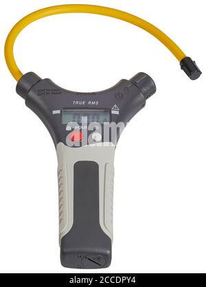 Clampmeter cut out on white background Stock Photo