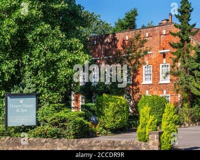 The Dower House 18th Century listed building now a hotel and spa in Knaresborough North Yorkshire England Stock Photo