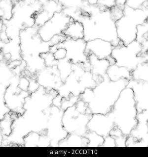 Vector marble texture design seamless pattern, black and white marbling surface, modern luxurious background, vector illustration Stock Vector