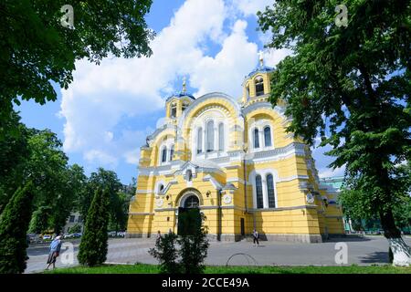 Kiev (Kyiv), St Volodymyr's Cathedral in Kyiv, Ukraine Stock Photo