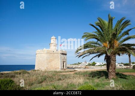 Castell de Sant Nicolau, Ciutadella, Menorca Stock Photo