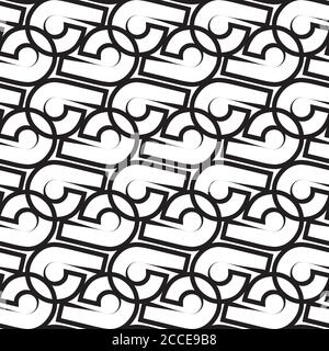Seamless pattern with intersecting lines Stock Vector