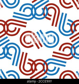 Seamless pattern with infinity symbol Stock Vector