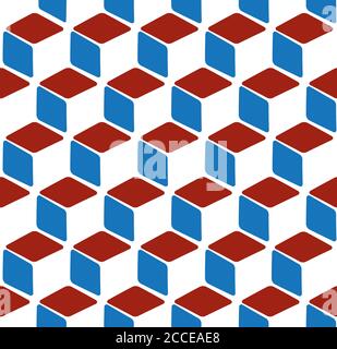 Seamless background with colored rhombuses Stock Vector
