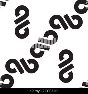 Seamless pattern with infinity symbol Stock Vector