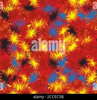 fireworks pattern on the black sky Stock Vector