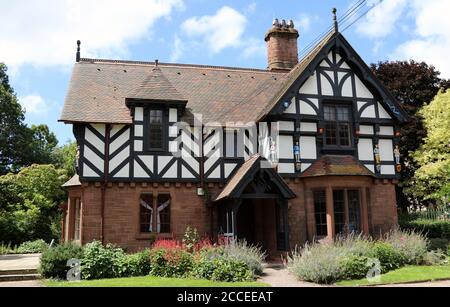 Grosvenor Park Lodge in Chester Stock Photo