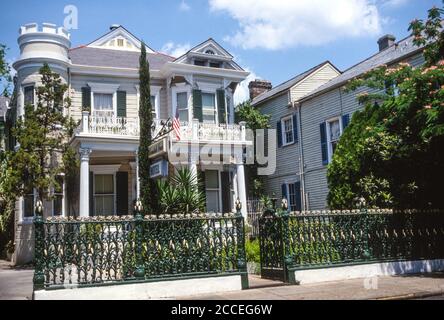 New Orleans, Louisiana, USA. Cornstalk Hotel in the French Quarter. Stock Photo