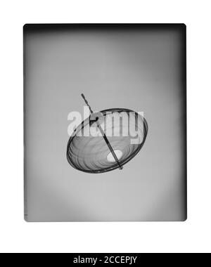 Spinning top, X-ray Stock Photo