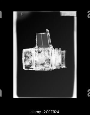 Medium format camera, X-ray Stock Photo