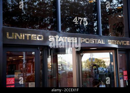 Washington, USA. 18th Aug, 2020. File photo taken on Aug. 18, 2020 shows the United States Postal Service headquarters in Washington, DC, the United States. The U.S. Postal Service (USPS) is "fully capable" of delivering the nation's election mail "securely and on time," Postmaster General Louis DeJoy said on Friday. Credit: Ting Shen/Xinhua/Alamy Live News Stock Photo