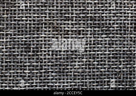Close-up macro of gray textile texture background Stock Photo