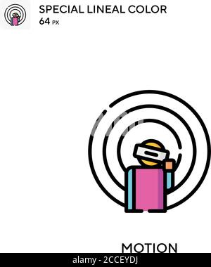 Motion Special lineal color icon. Illustration symbol design template ...