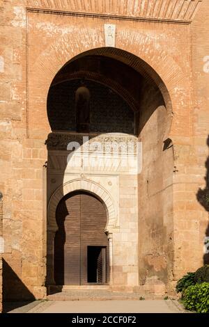 Granada (Spain), Alhambra, Puerta de la Justicia Stock Photo