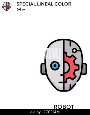 Robot Special lineal color icon. Illustration symbol design template ...