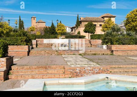 Spain, Granada, Albaicin, Palacio de Dar al Horra Stock Photo