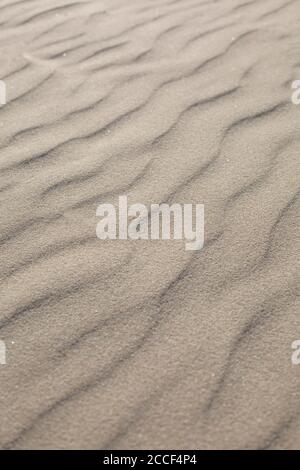 wind made pattern in the sand Stock Photo