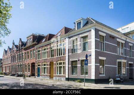 historic houses in Groningen, Netherlands Stock Photo