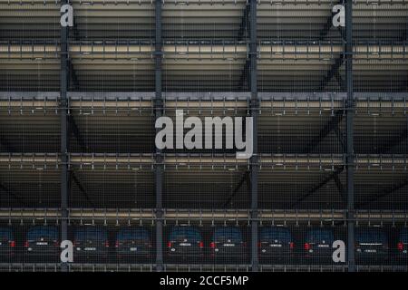 Empty parking garage at Messe Zürich, Oerlikon, Switzerland Stock Photo