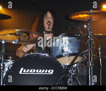 Miami, United States Of America. 05th Mar, 2015. MIAMI, FL - MARCH 05: Frankie Banali of Quite Riot performs during the Skum Rocks Documentary Screening - after party at Grand Central Miami on March 5, 2015 in Miami, Florida People: Frankie Banali Credit: Storms Media Group/Alamy Live News Stock Photo