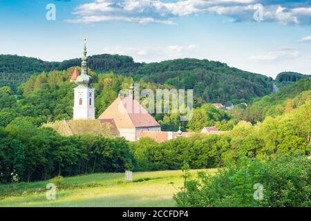 Heiligenkreuz, Stift Heiligenkreuz Abbey in Wienerwald / Vienna Woods, Lower Austria, Austria Stock Photo