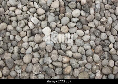 Natural view of stone paving stones. Bali. Indonesia. Stock Photo