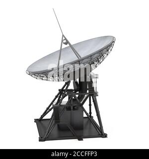 Satellite Dish Antenna Isolated