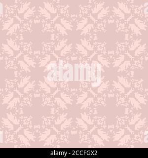 pink distressed quatrefoil seamless vector pattern Stock Vector