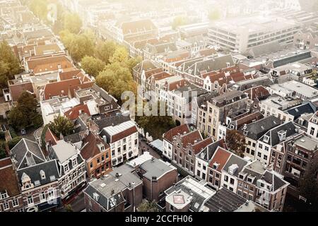 View of Utrecht, one of the oldest cities in the Netherlands Stock Photo