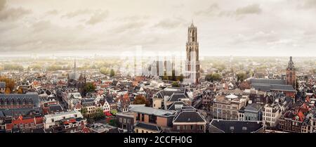 View of Utrecht, one of the oldest cities in the Netherlands Stock Photo