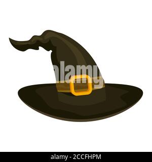 Witch Hat, holiday Halloween character halloween Stock Vector