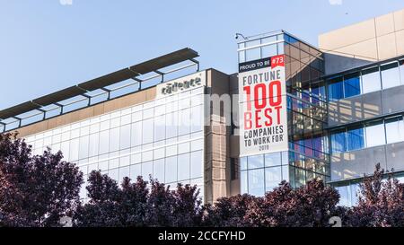 July 26, 2020 San Jose / CA / USA - Cadence campus in Silicon Valley; Cadence Design Systems, Inc. is an American multinational electronic design auto Stock Photo