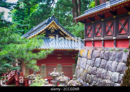 Nikko, Japan - Taiyuin Mausoleum in Nikko, Tochigi, Japan. It is part of the World Heritage Site - Shrines and Temples of Nikko. Stock Photo