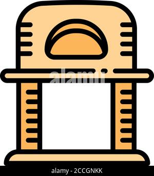 Soft house pet cat icon. Outline soft house pet cat vector icon for web design isolated on white background Stock Vector