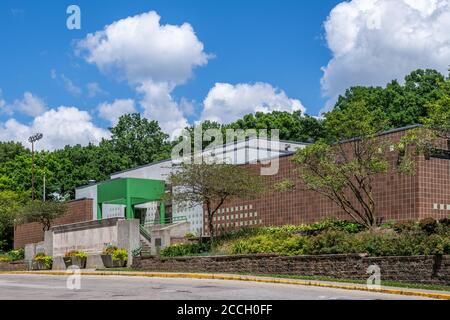 Ashworth Swimming Pool designed by Bussard/Dukis Associates Stock Photo