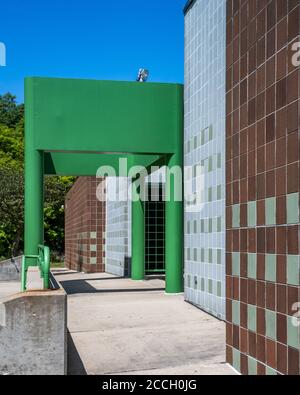 Ashworth Swimming Pool designed by Bussard/Dukis Associates Stock Photo