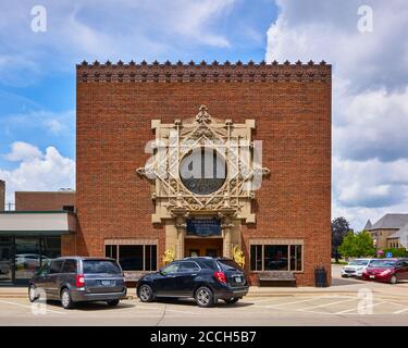 Merchants National Bank designed by Louis Sullivan Stock Photo