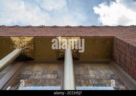 Merchants National Bank designed by Louis Sullivan Stock Photo