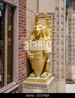 Merchants National Bank designed by Louis Sullivan Stock Photo