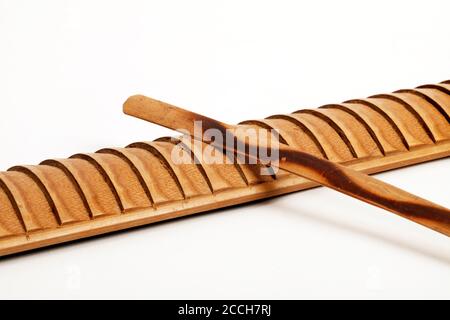 African Musical Percussion Instrument, Gourd with Beads. Niamey, Niger ...