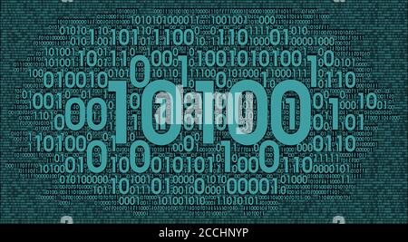 information digital technology concept Stock Vector