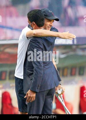 PSG President Nasser Al Khelaifi and LFP President Vincent Labrune ...