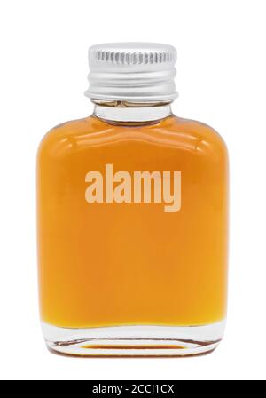 Honey bottle isolated on white background Stock Photo