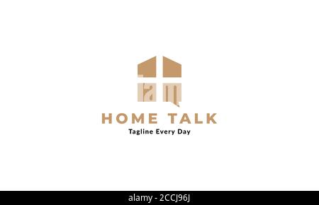 window or home or real estate consulting logo design Stock Vector